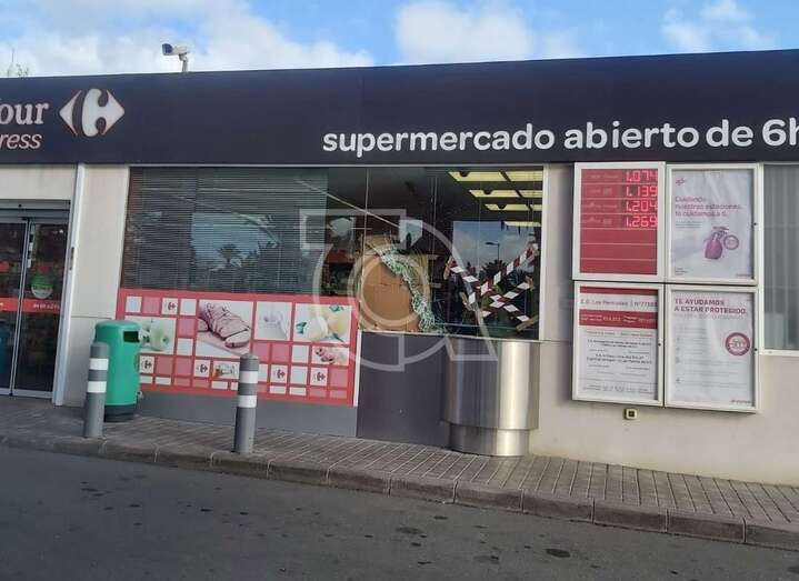 Imagen del reciente asalto a la gasolinera de Las Remudas(TA.